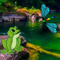 Free online html5 games - Big Dragonfly Land Escape game - WowEscape