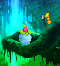 Free online html5 games - Big Fantasy Forest Land Escape game - WowEscape