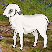 Free online html5 games - Big Mountain Lamb Escape game - WowEscape