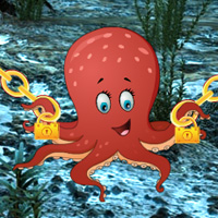 Free online html5 games - Big Underwater Octopus Escape game - WowEscape