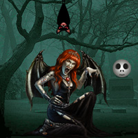 Free online html5 games - Big Vampire Land Escape game - WowEscape