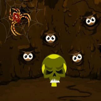 Free online html5 games - Halloween Spider Cave Escape HTML5 game - WowEscape