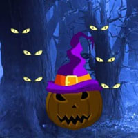 Free online html5 games - Haunted Blue Halloween Escape HTML5 game - WowEscape