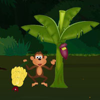 Free online html5 games - Help The Hungry Monkey game 