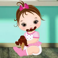 Free online html5 games - Icecream Parlor Baby Escape HTML5 game - WowEscape