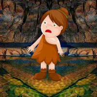 Free online html5 games - Little Cave Girl Escape HTML5 game - WowEscape