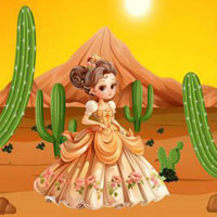 Free online html5 games - Princess Escape From Desert game - WowEscape