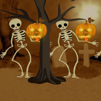 Free online html5 escape games - Rescue The Haunting Halloween Pumpkin