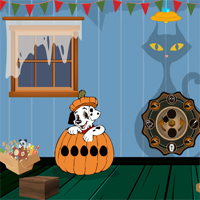 Free online html5 games - Halloween Find The Locked House Key game 