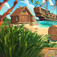 Free online html5 games -  Mystery Pirate World Escape 3 game - WowEscape 