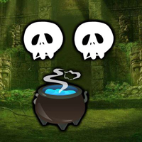 Free online html5 games - Accursed Skeleton Escape game 