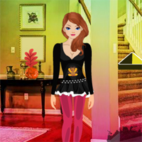 Free online html5 games - Girl to Thanksgiving Backyard Party game 