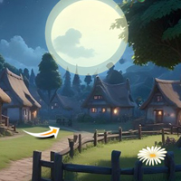 Free online html5 escape games - 365 Moonlight Village Escape