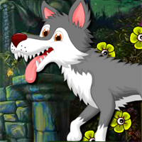 Free online html5 games - Amiable Forest Wolf Escape game 