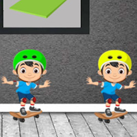 Free online html5 games - 8b Skateboard Room Escape Challenge game 